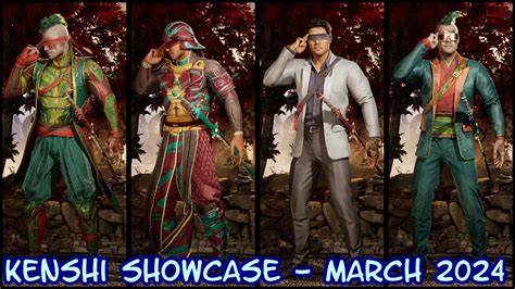 Kenshi Showcase Gear Skins March 2024 Update Mortal Kombat 1