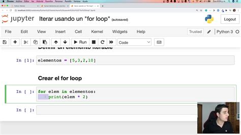 Python C Mo Iterar Usando For Loops Youtube