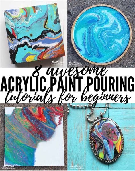 8 Awesome Acrylic Paint Pouring Tutorials For Beginners