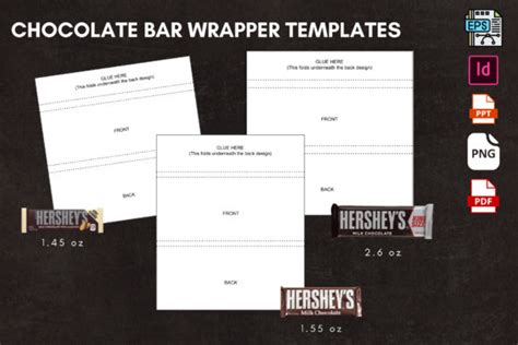 Chocolate Bar Wrapper Template Hershey Bar Wrapper Template Chip Bag Template Instant Download