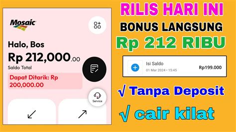 Baru Rilis Pagi Ini Klaim Ribu Gratis Apk Penghasil Saldo Dana