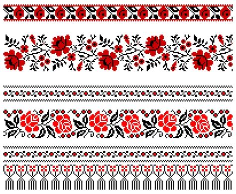 Premium Vector Ukrainian Embroidery Ornament