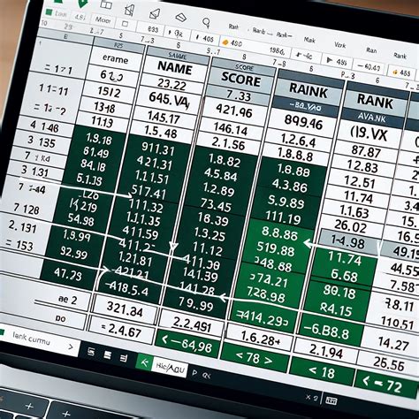 Calculate Ranks In Excel Using RANK AVG RANK EQ Function Excel