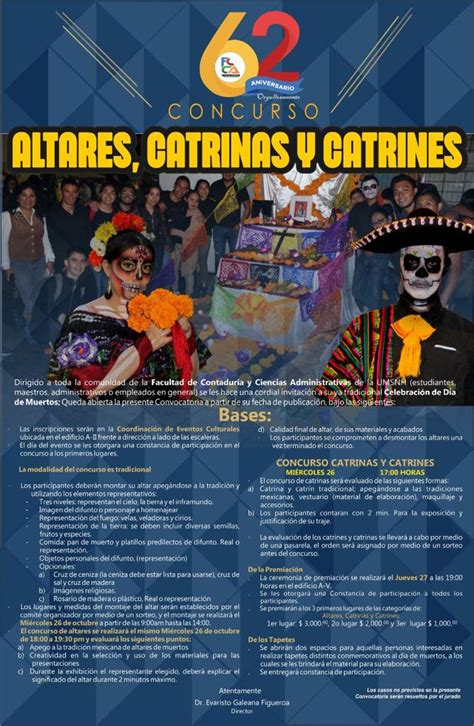 Aniversario Catrinas Catrines Y Altares Fcca Umsnh