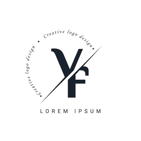 Premium Vector Vf Letter Logo Design With A Creative Cut Creative