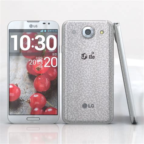 Lg Optimus G Pro E White D Model C D Ds Max Obj Fbx