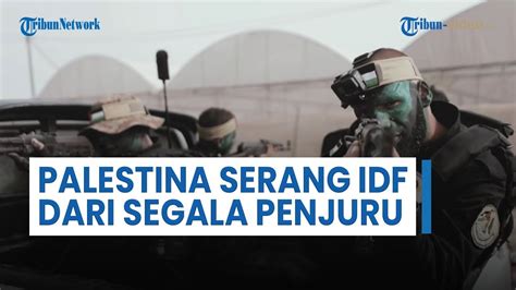 Latihan Perang Militan Palestina Bersatu Menyerang Israel Dari Segala