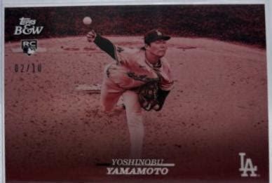 Yoshinobu Yamamoto Red 49 Prices 2024 Topps Black And White