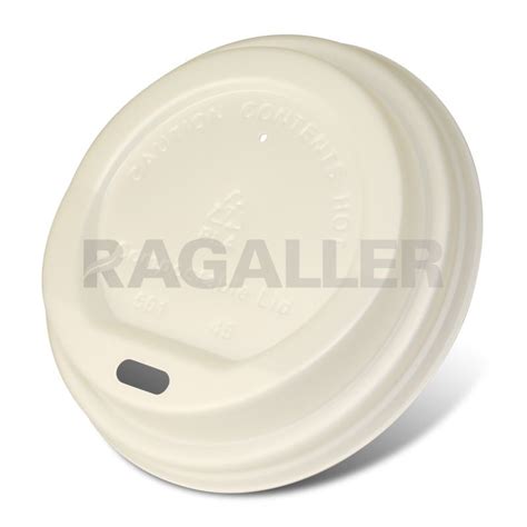 Deckel Cpla Mit Trinkloch Wei F R Coffee Cup Mm Ragaller We