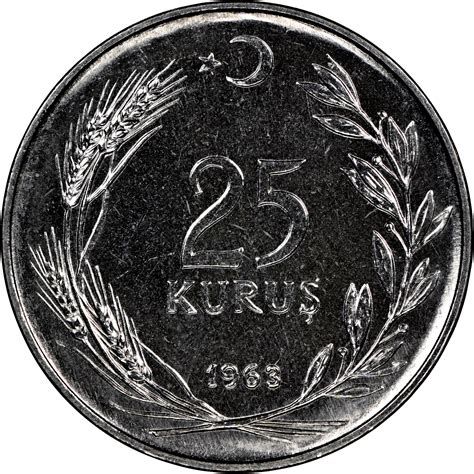 Turkey 25 Kurus KM 892 2 Prices Values NGC