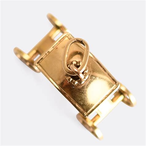 1950's "The Gold State Coach" 18k Charm – Butter Lane Antiques