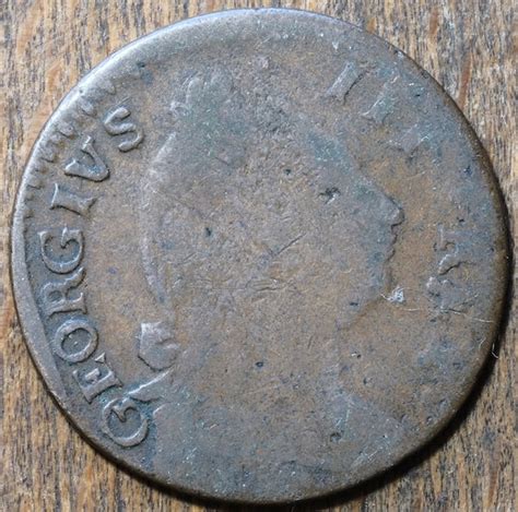 Irish George Iii Half Penny Etsy