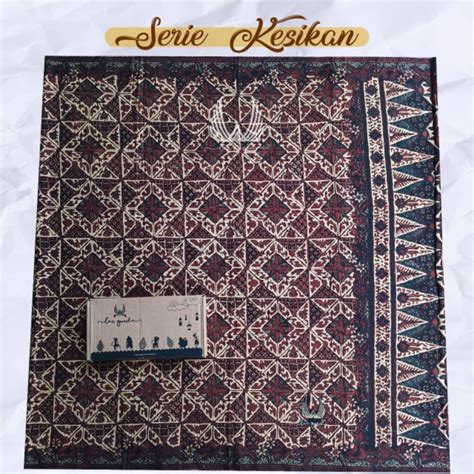 Jual Sarung Batik Largurda Serie Kesikan Motif Kotak Muter Shopee