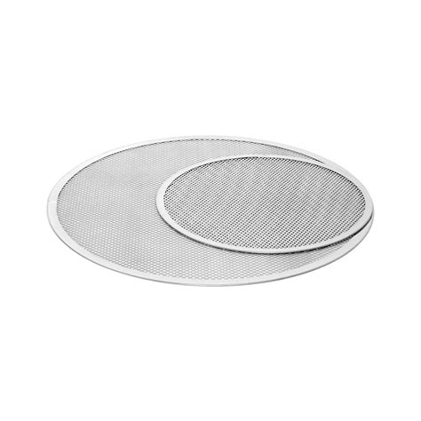 Round aluminum mesh with stainless edge - Pizzamuseum