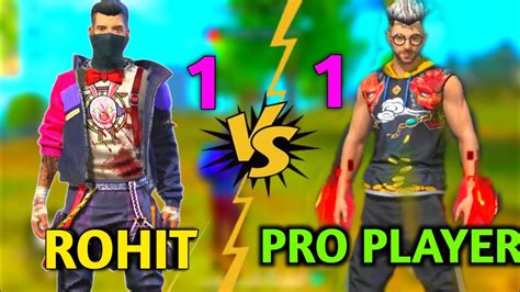 Best 1 Vs 1 Clash Sqaud In Free Fire Rohit Bhai Vs Pro Player