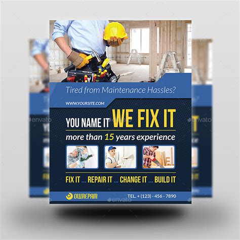 Home Renovation Flyer Template