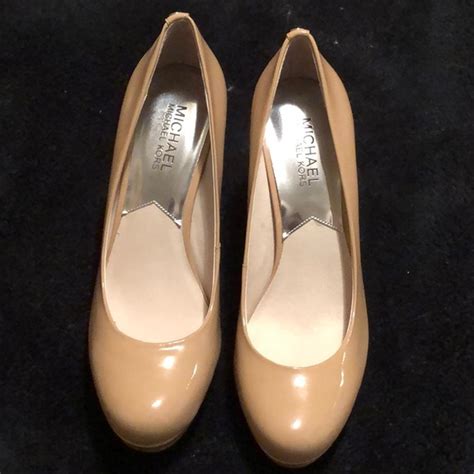 MICHAEL Michael Kors Shoes New Michael Kors Nude Patent Leather Pumps Poshmark