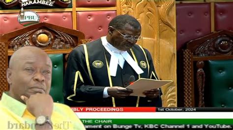 Live Dp Gachagua S Impeachment Happening Now In Parlianment Youtube