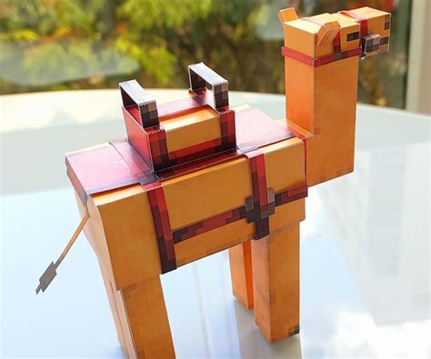 Pixel Papercraft Saddled Camel 22w42a