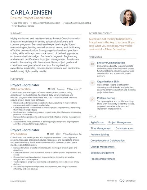 Successful Resume Project Coordinator Resume Examples And Writing