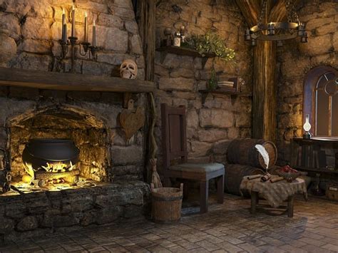 Download Cottage, Fireplace, Indoors. Royalty-Free Stock Illustration ...