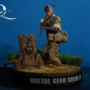 Metal Gear Solid 3 Naked Snake Figure 1 4 1 6 1 10 Scale 3D Stl Files Etsy
