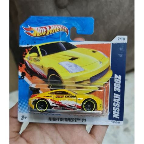 Hot Wheels Nissan Z Nightburnerz Shortcard Shopee Malaysia