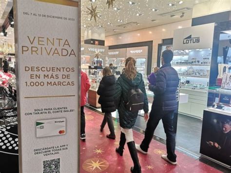 El Corte Ingl S Estrena La Venta Privada Con Descuentos De Hasta El