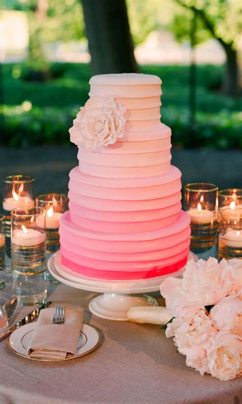 Fabulous Ombre Wedding Cakes Belle The Magazine