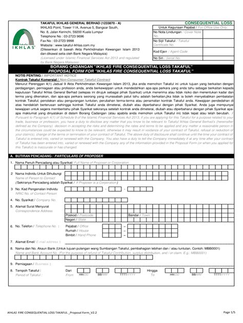 Fillable Online Ikhlas Burglary Takaful Certificate Fax Email Print