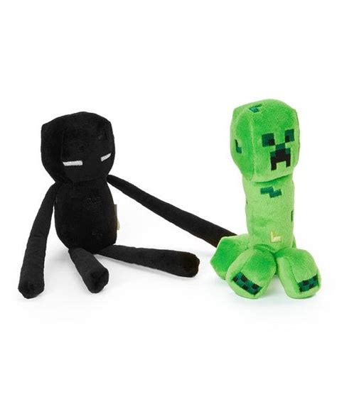 Take A Look At The Minecraft Overworld Creeper And Enderman Plush Toy Set On Zulily Today