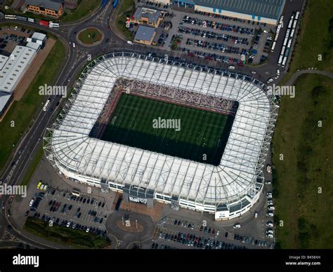 Pride Park, home of Derby County, Derby, Northern England, saturday ...