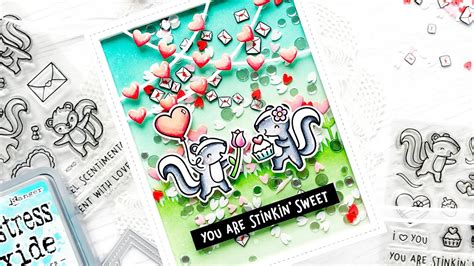 Valentine Shaker Card With Caly Youtube