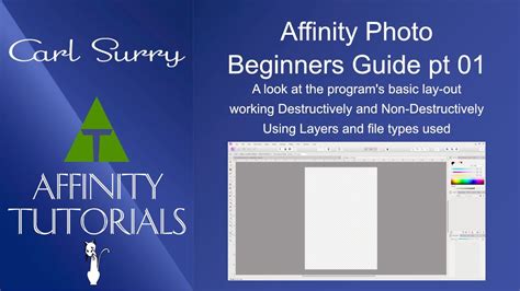 Affinity Photo Beginners Guide Pt 01 YouTube