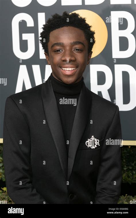 Los Angeles Usa 07th Jan 2018 Caleb Mclaughlin Attends The 75th