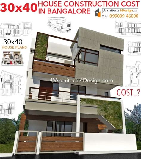 30 40 Duplex House Plan Construction Cost Infoupdate Org