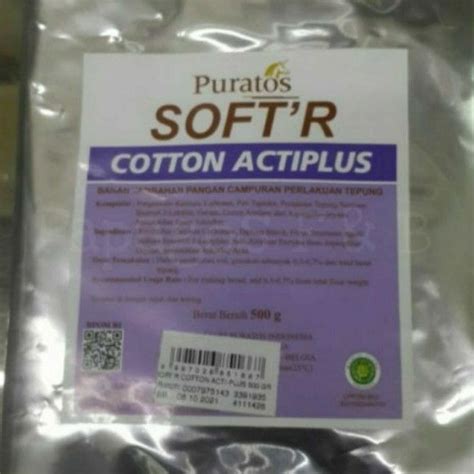 Jual Pelembut Roti Puratos Soft R Softr Cotton Acti Plus Gr Gram