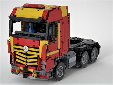 Lego Moc Mercedes Benz Actros Rc V By Sf Bricks Rebrickable