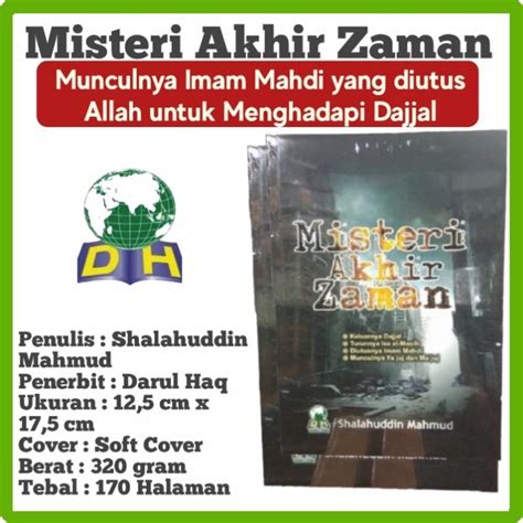 Jual Buku Misteri Akhir Zaman Munculnya Imam Mahdi Dan Dajjal Darul