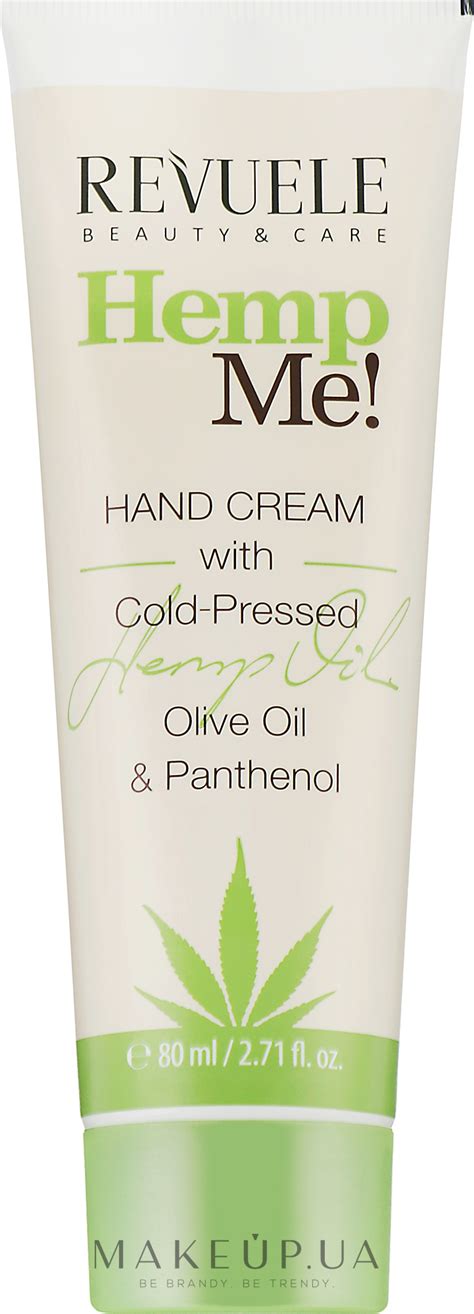 Revuele Hemp Me! Hand Cream With Cold Pressed Hemp Oil - Крем для рук с ...