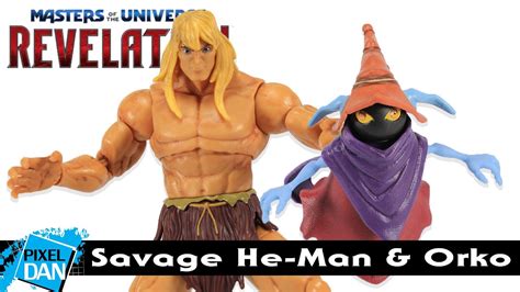 Motu Revelation Savage He Man Orko Masterverse Action Figure Review