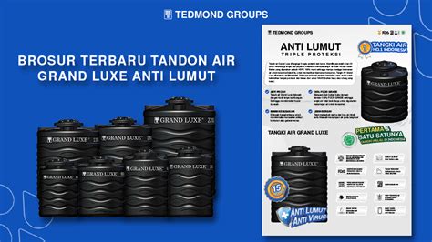 Brosur Terbaru Tandon Air Grand Luxe Toren Air Anti Lumut