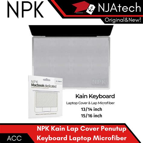 Jual Cover Keyboard Laptop NPK Lap Kain Penutup Microfiber Laptop