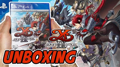 Ys IX Monstrum Nox Pact Edition PS4 Unboxing YouTube