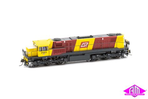 2400 Class Locomotive Q24 03 Qr Broncos 2463 1990s 16 5mm Australian Modeller