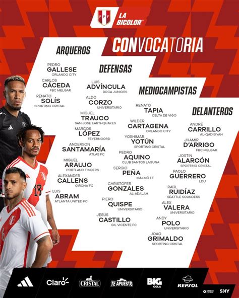 Eliminatorias Sudamericanas Convocados De 10 Selecciones