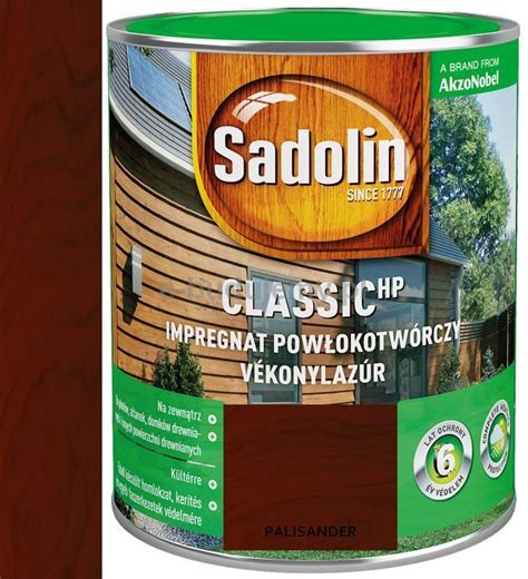 Sadolin Classic Impregnat Palisander L Opinie I Ceny Na Ceneo Pl