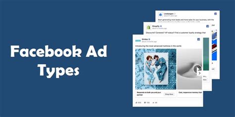 Infographic 6 Types Of Facebook Ad