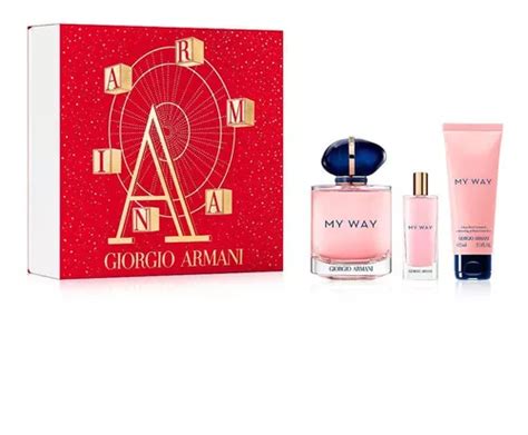 Georgio Armani My Way Edp 90 Ml Obsequio Set Para Dama Género Mujer