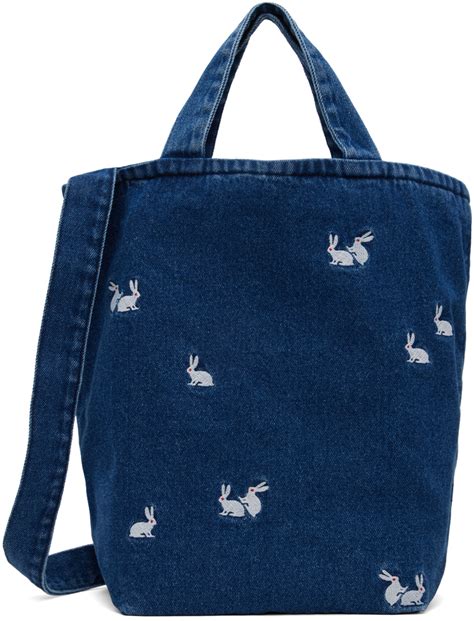 Carne Bollente Blue Bunny Tote Carne Bollente